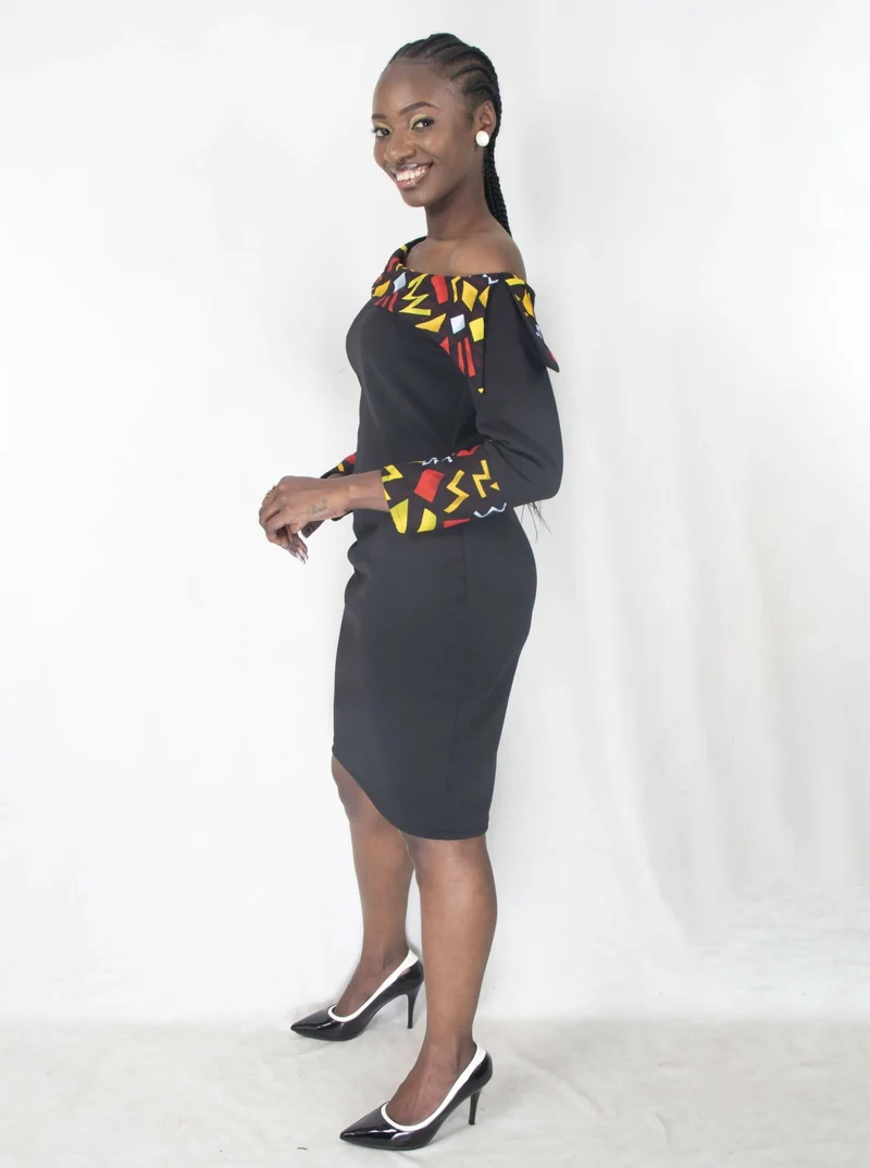 Da'joy Fashions Netal Dress - Black