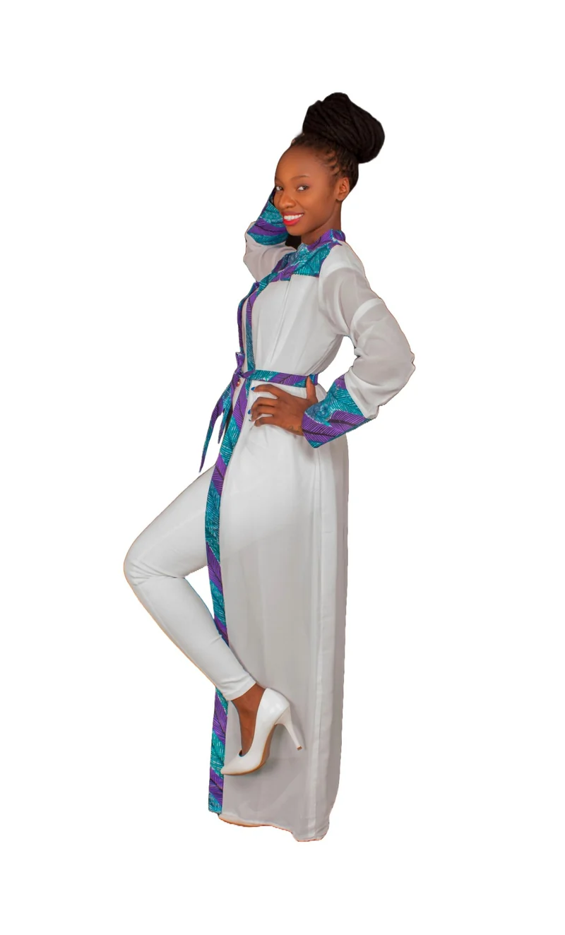 Da'joy Fashions Amun Kimono - White