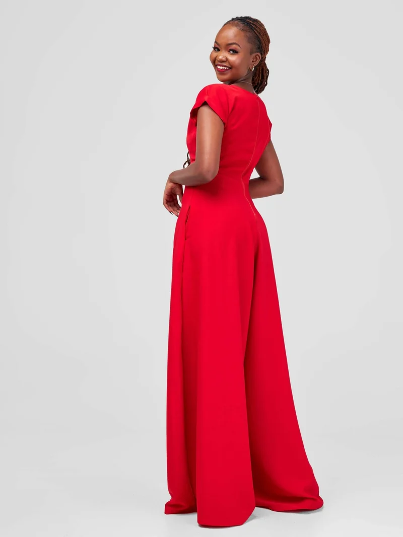 Dhana Jumpsuit - Red