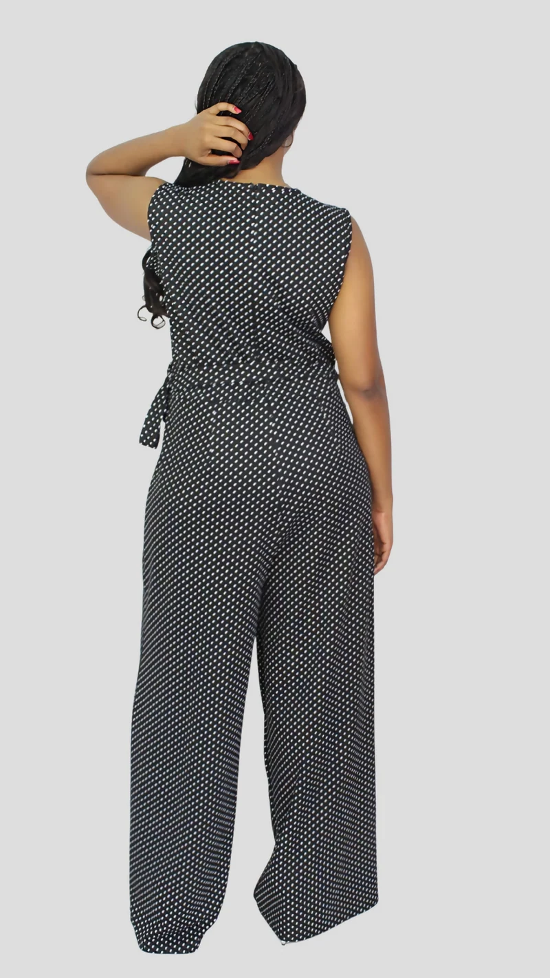 The Fashion Frenzy Nia Jumpsuit - Black