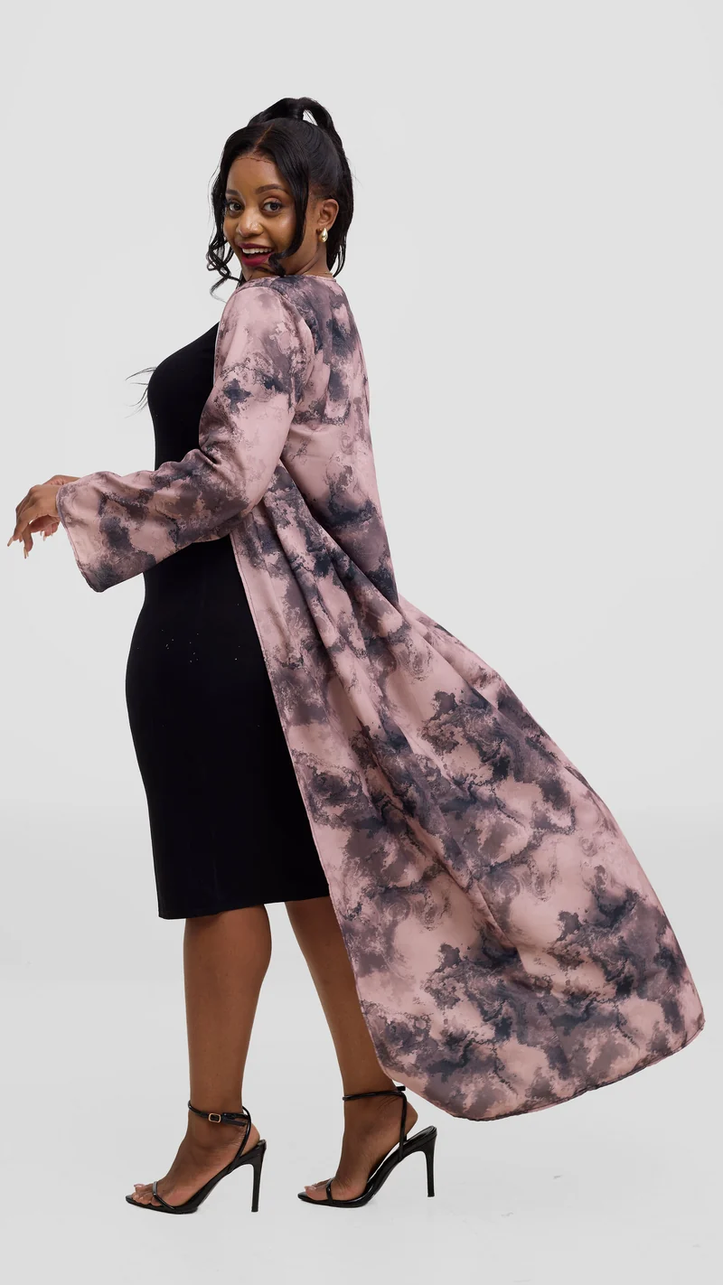 Liliadly Rosy Kimono - Pink