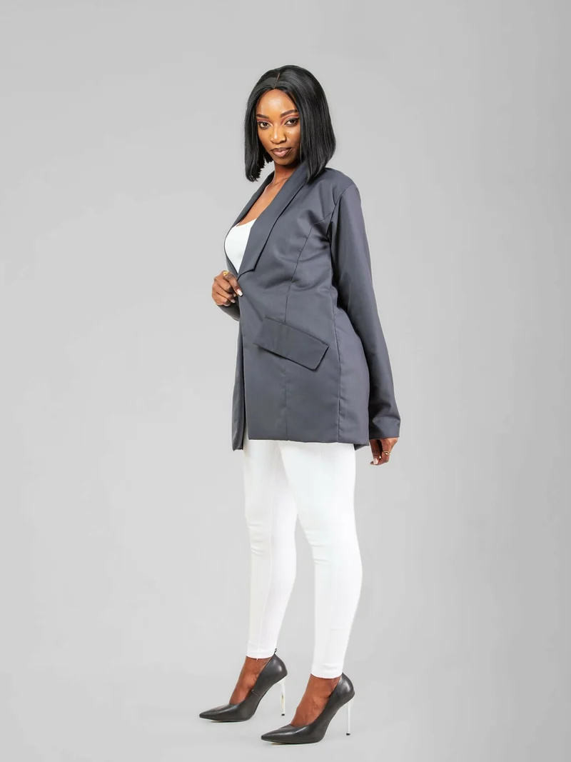 Da'Joy Fashions Ke Horus Coat - Grey