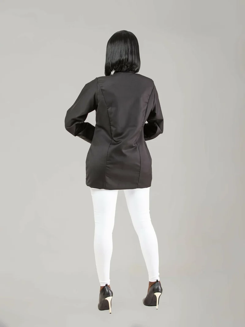 Da'Joy Fashions Ke Horus Coat - Black