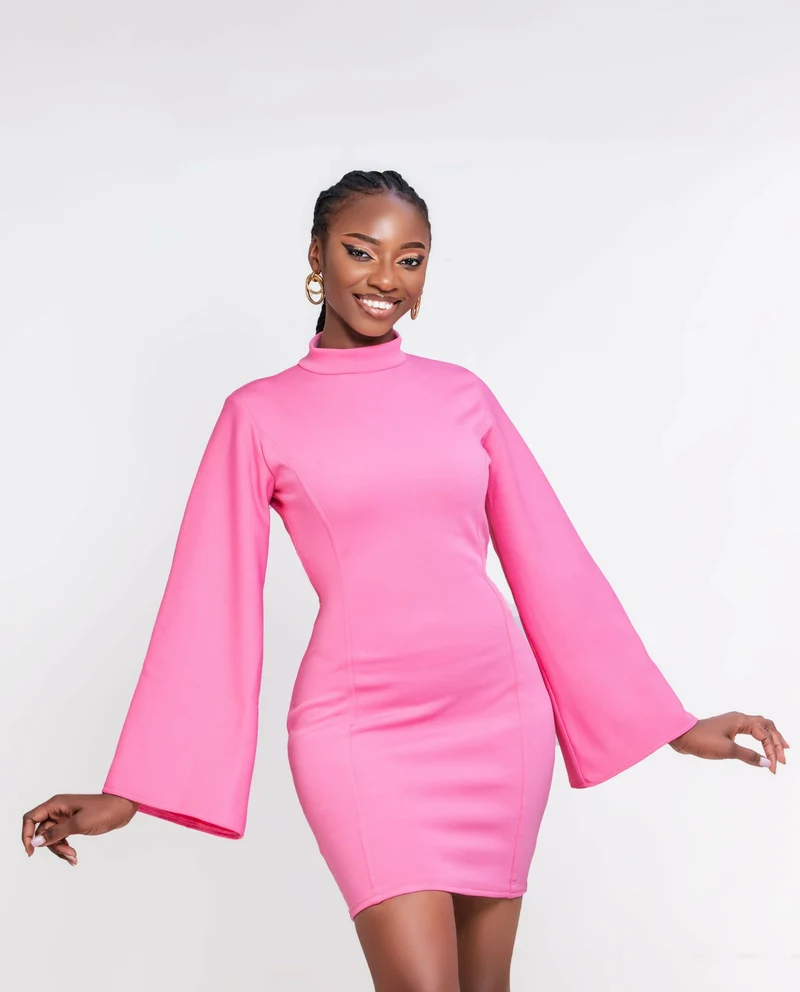 Da' Joy Fashions Vega Dress - Pink
