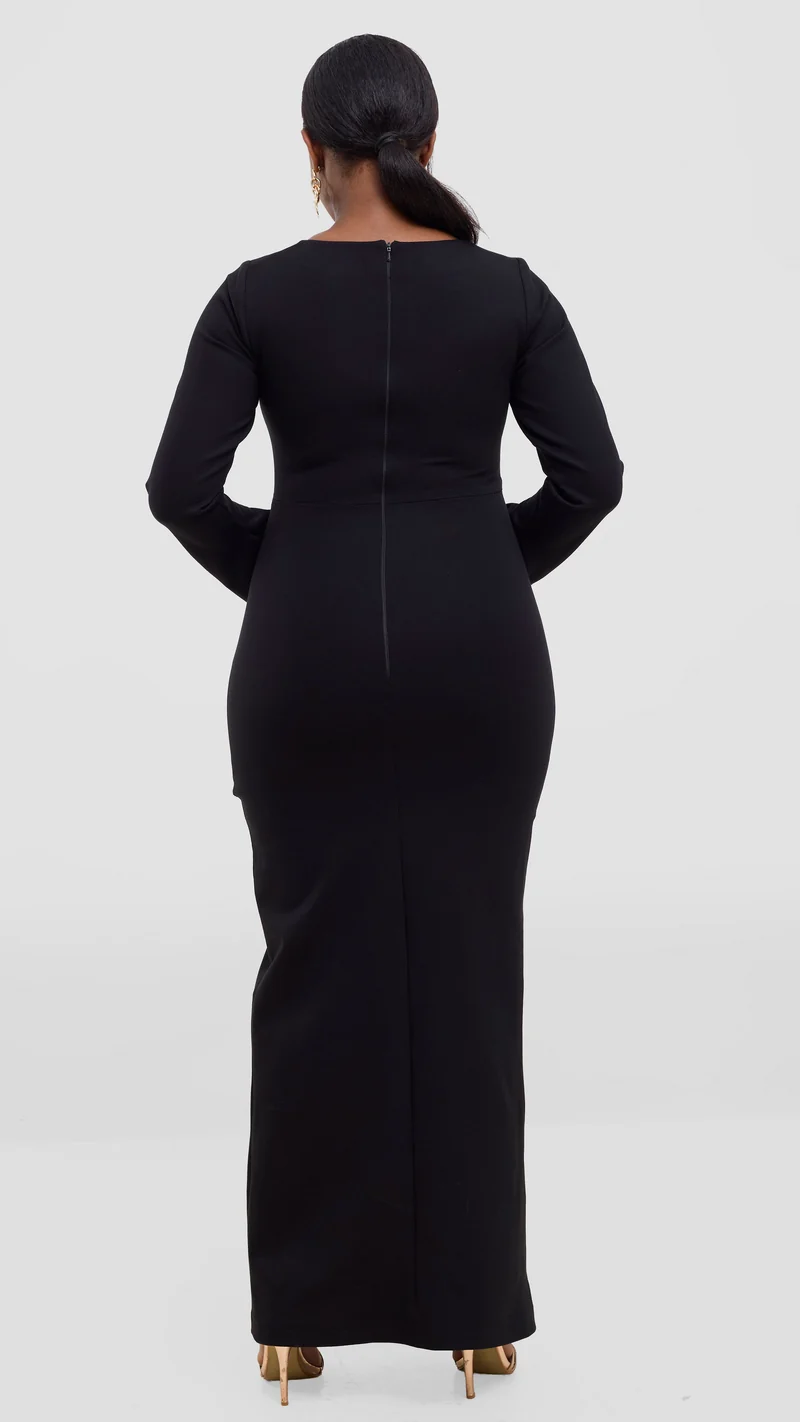 Merli Africa Noire Luxe Dress - Black
