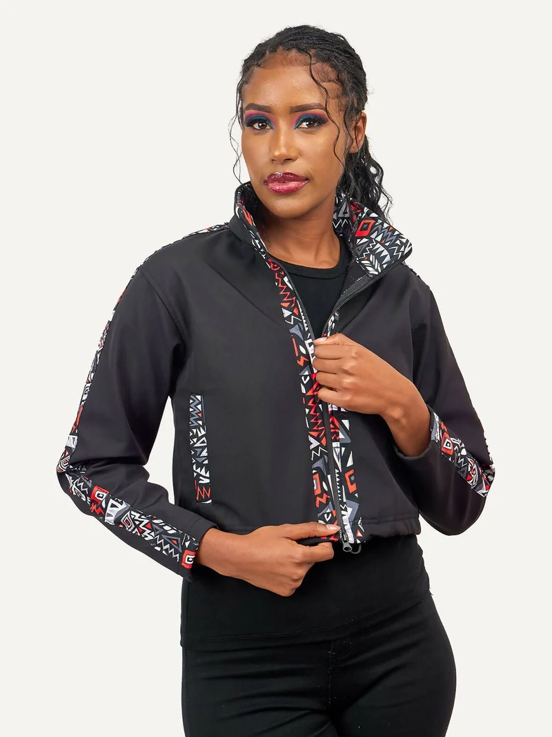Kitu Kali Women Softshell Jacket - Black