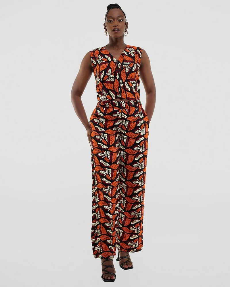 Gravio Fashions Bella Vest Top - Orange