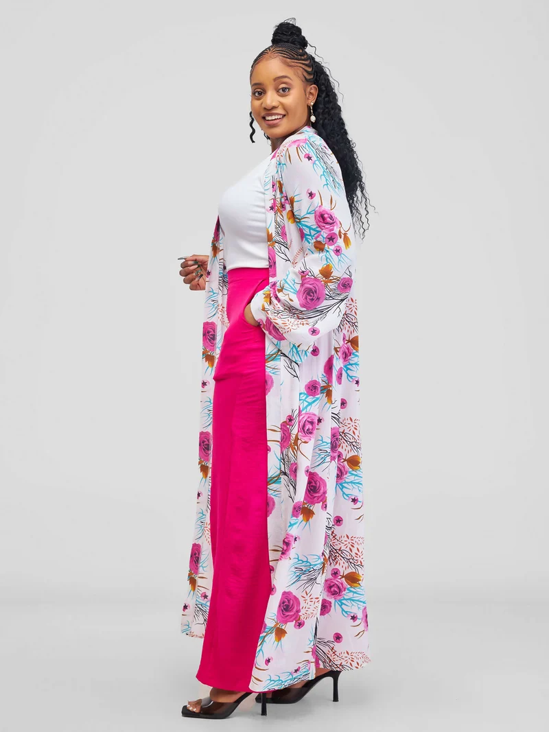 Phyls Collections Wide Leg Pant - Pink