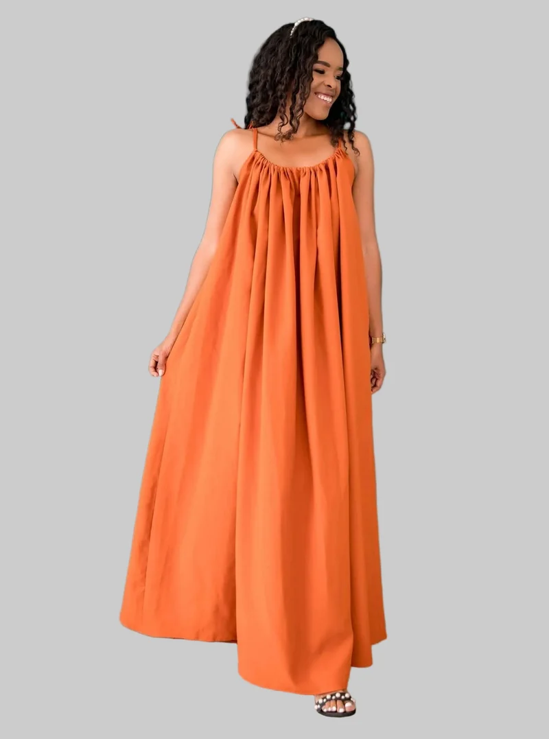 Izulu Havannah Dress - Orange