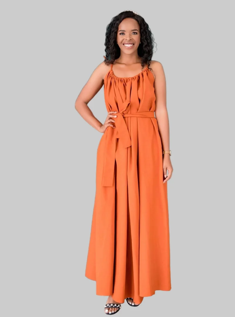 Izulu Havannah Dress - Orange