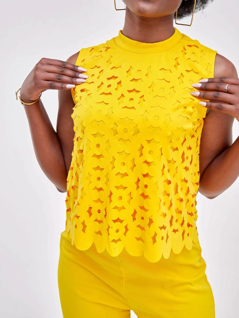 Flora Two Piece - Yellow