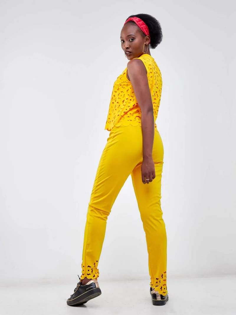 Flora Two Piece - Yellow