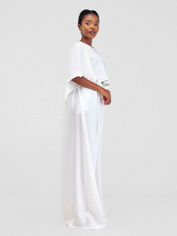 African Yuva Zena Top - White