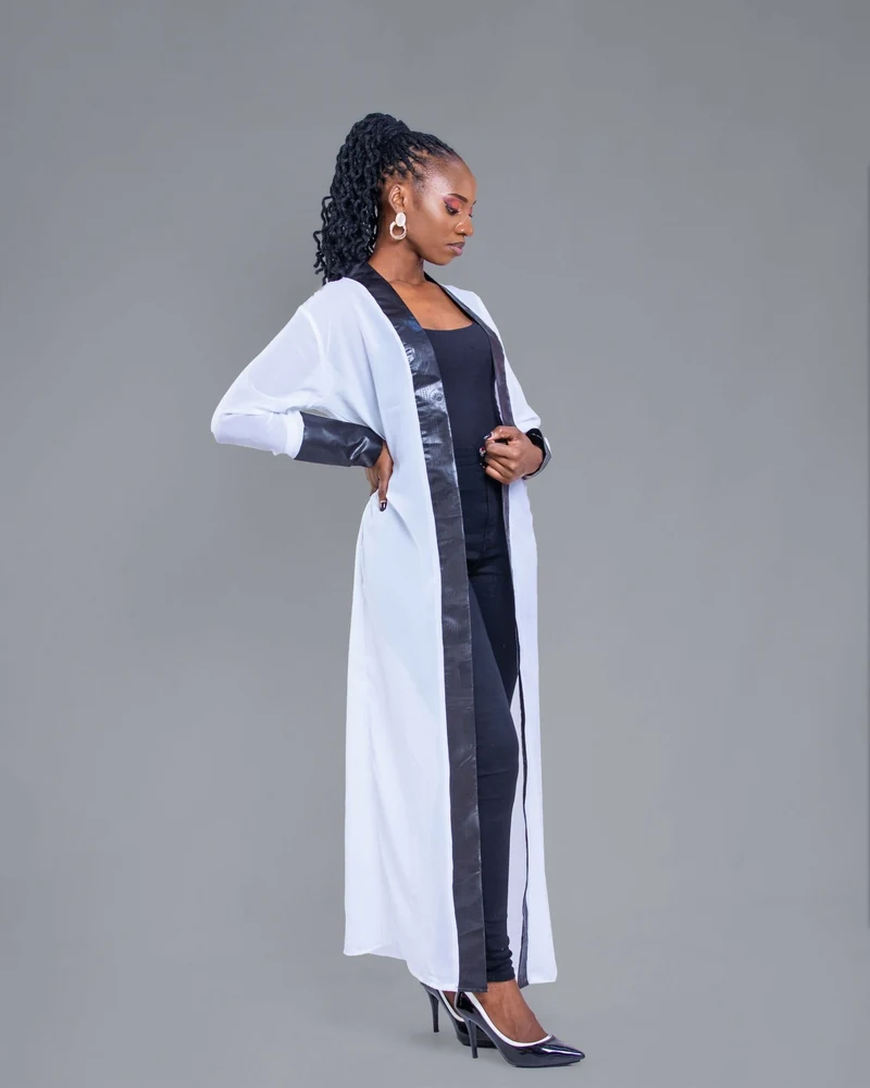 Da'Joy Fashions Capella Kimono - White