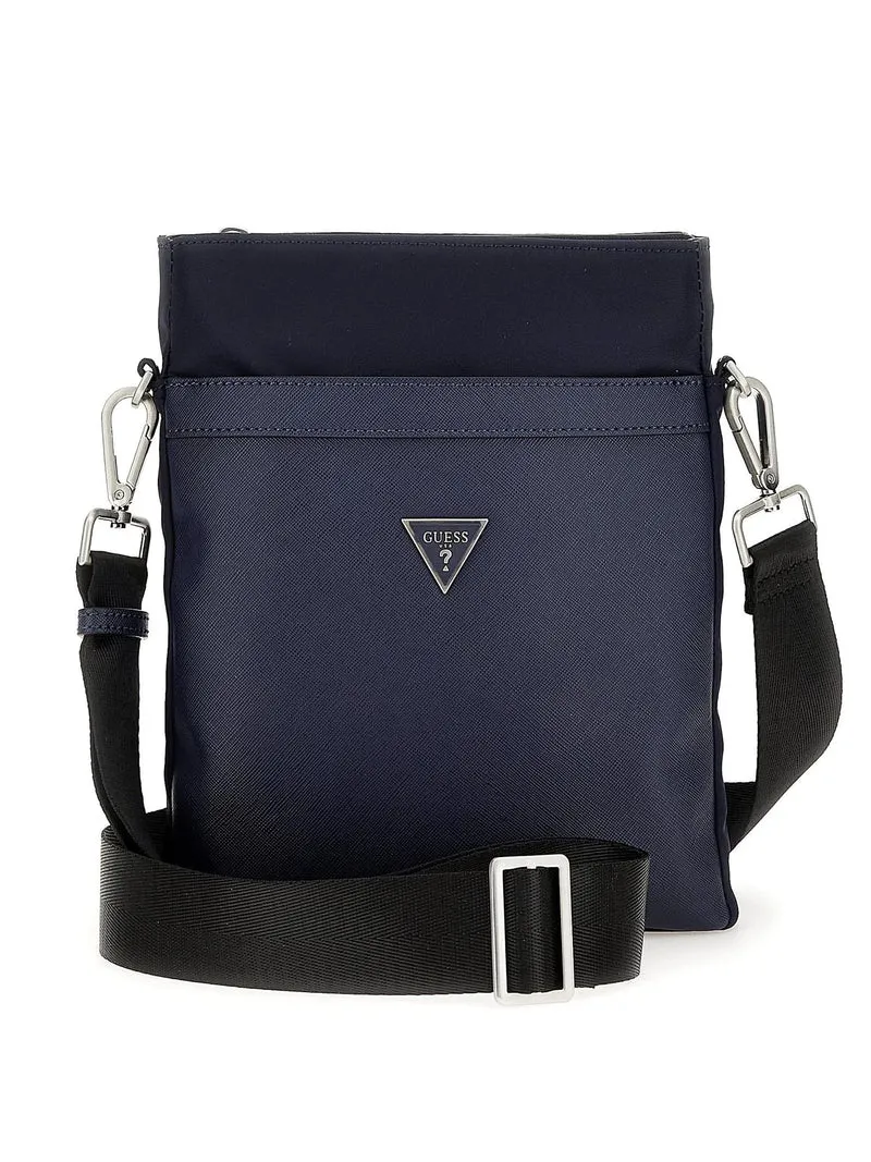 Guess Umhängetasche Herren Certosa Nylon Smart Blau HMECRNP3376BLA