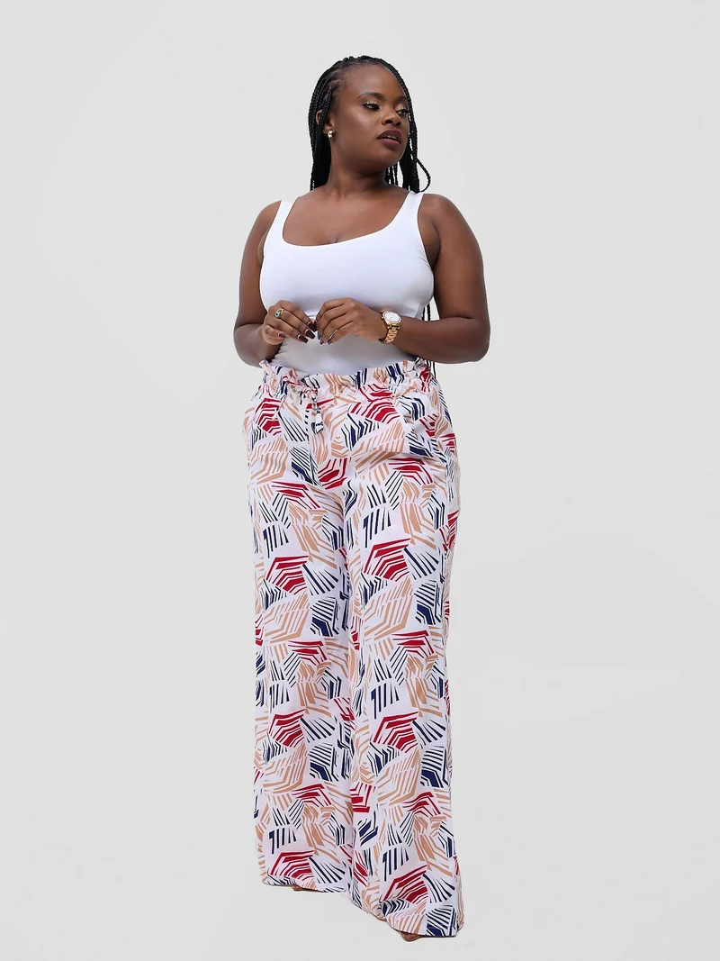 Majesty Pallazo Pants - Nude