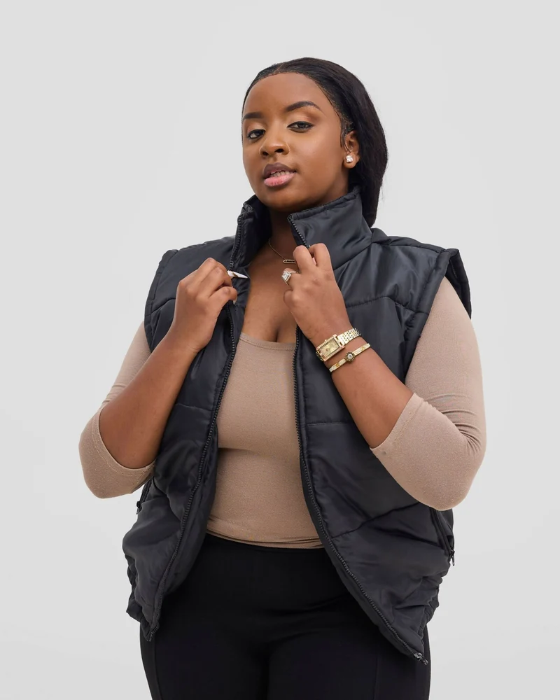 TimyT Urban Wear Prestige Puff Jacket - Black