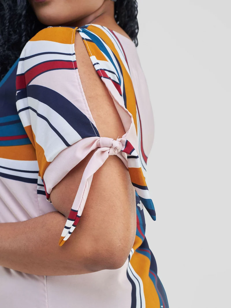 Spiral Shift Dress - Multicoloured