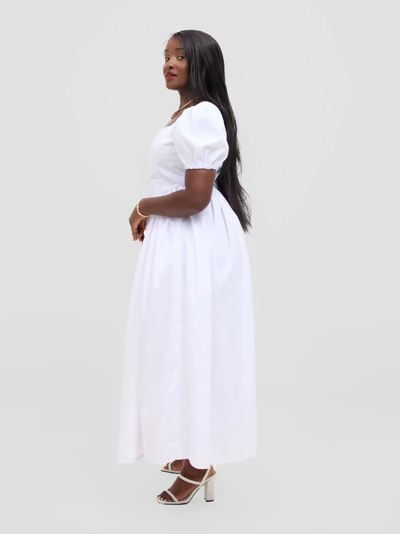 Izulu Mweya Dress - White