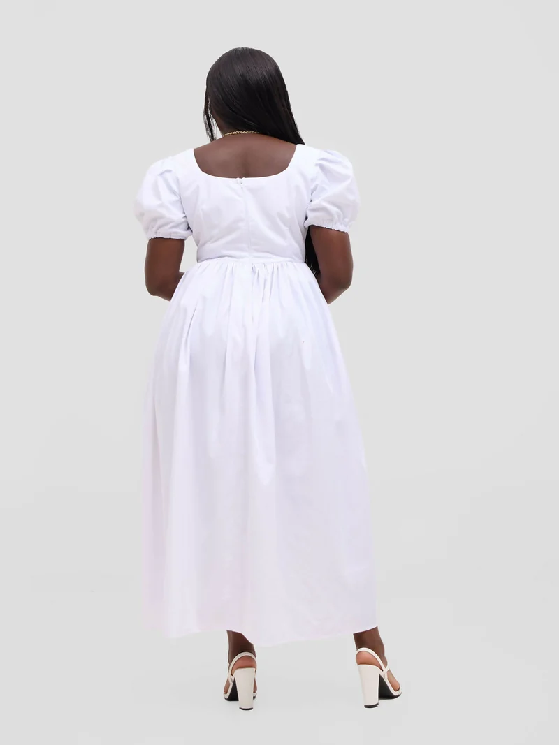 Izulu Mweya Dress - White