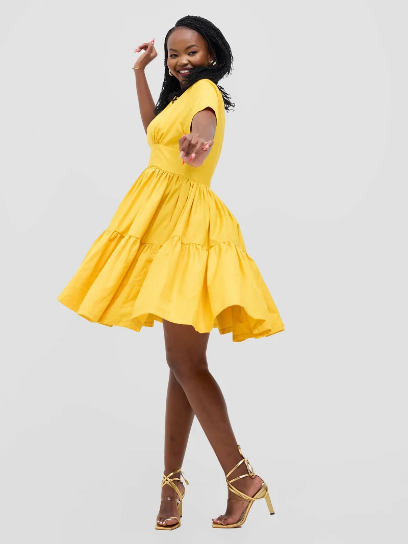 Wamata Dress - Yellow
