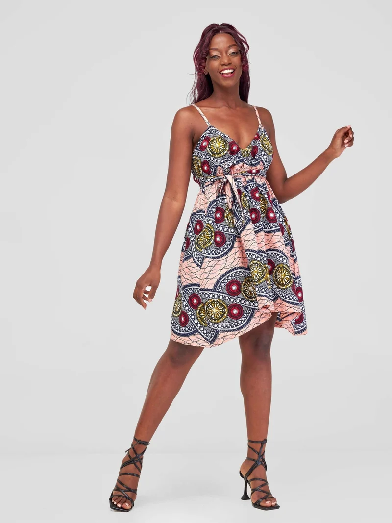 Nefpatra Africa Zola Dress - Pink