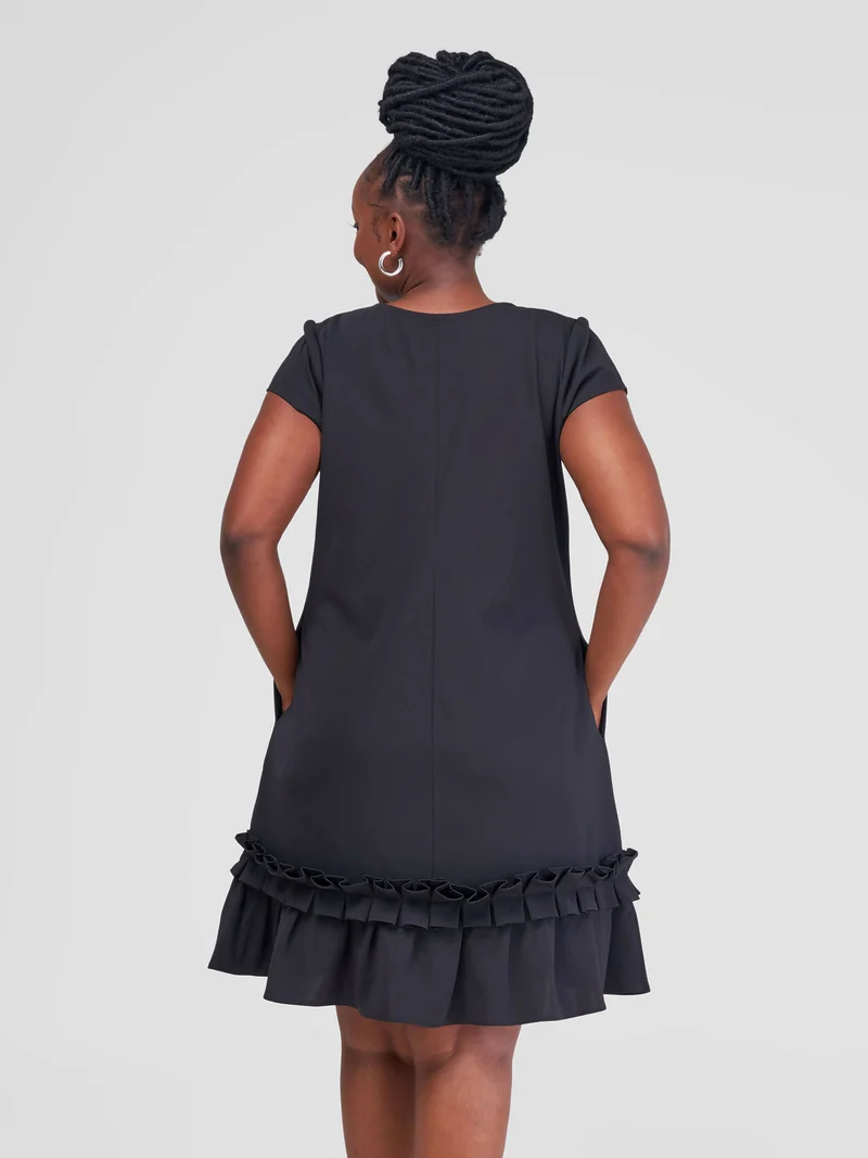 Jolly Fancy Wealr Dama Shift Dress - Black