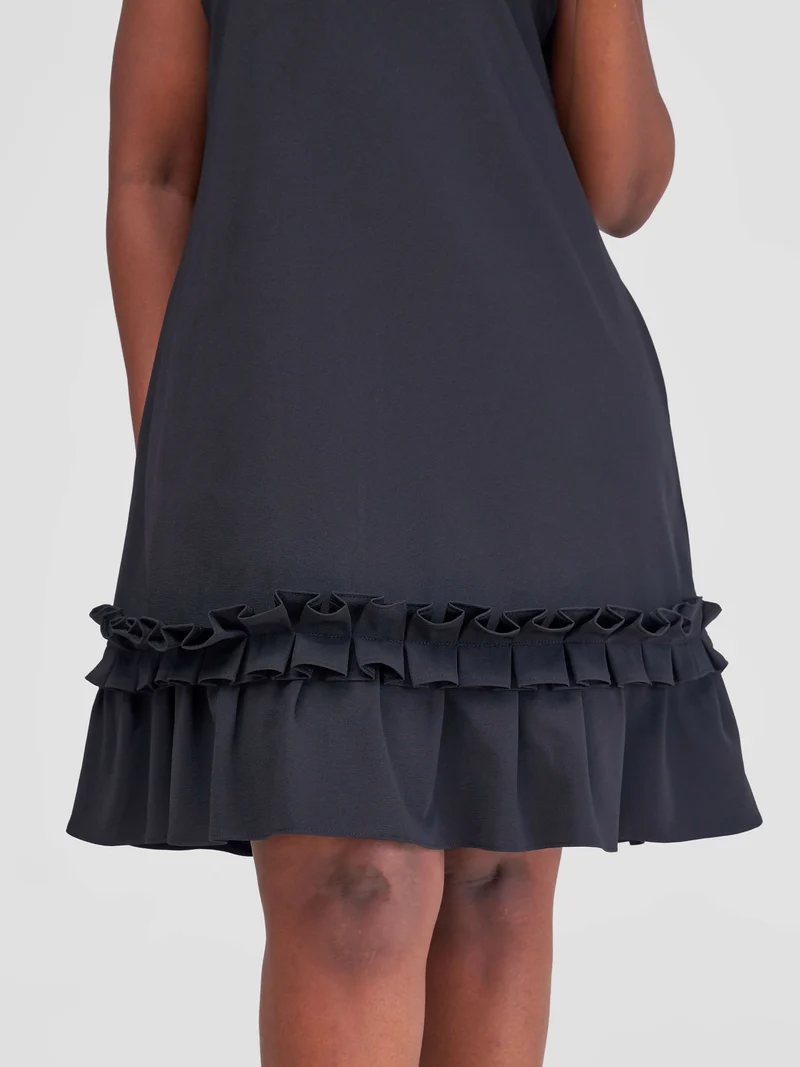 Jolly Fancy Wealr Dama Shift Dress - Black