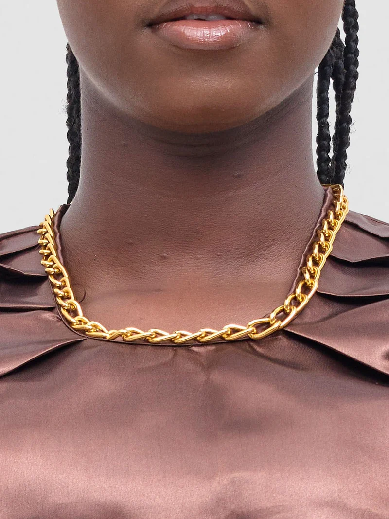 Fine Things Satin Top - Brown
