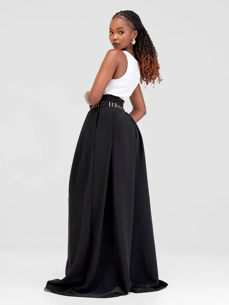 Robin Palazzo Pants - Black
