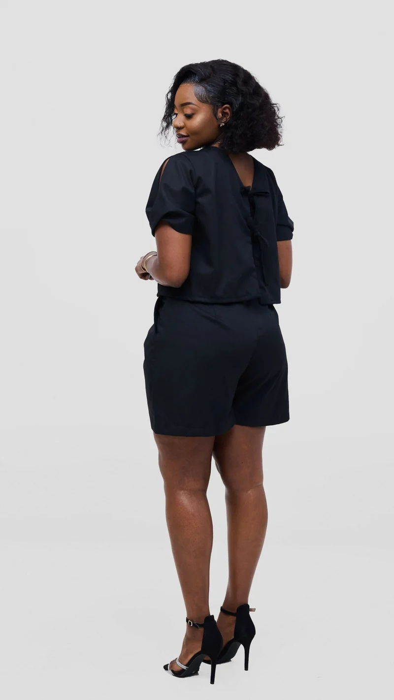 Elan CocoAfrike Valerie Short Set - Black