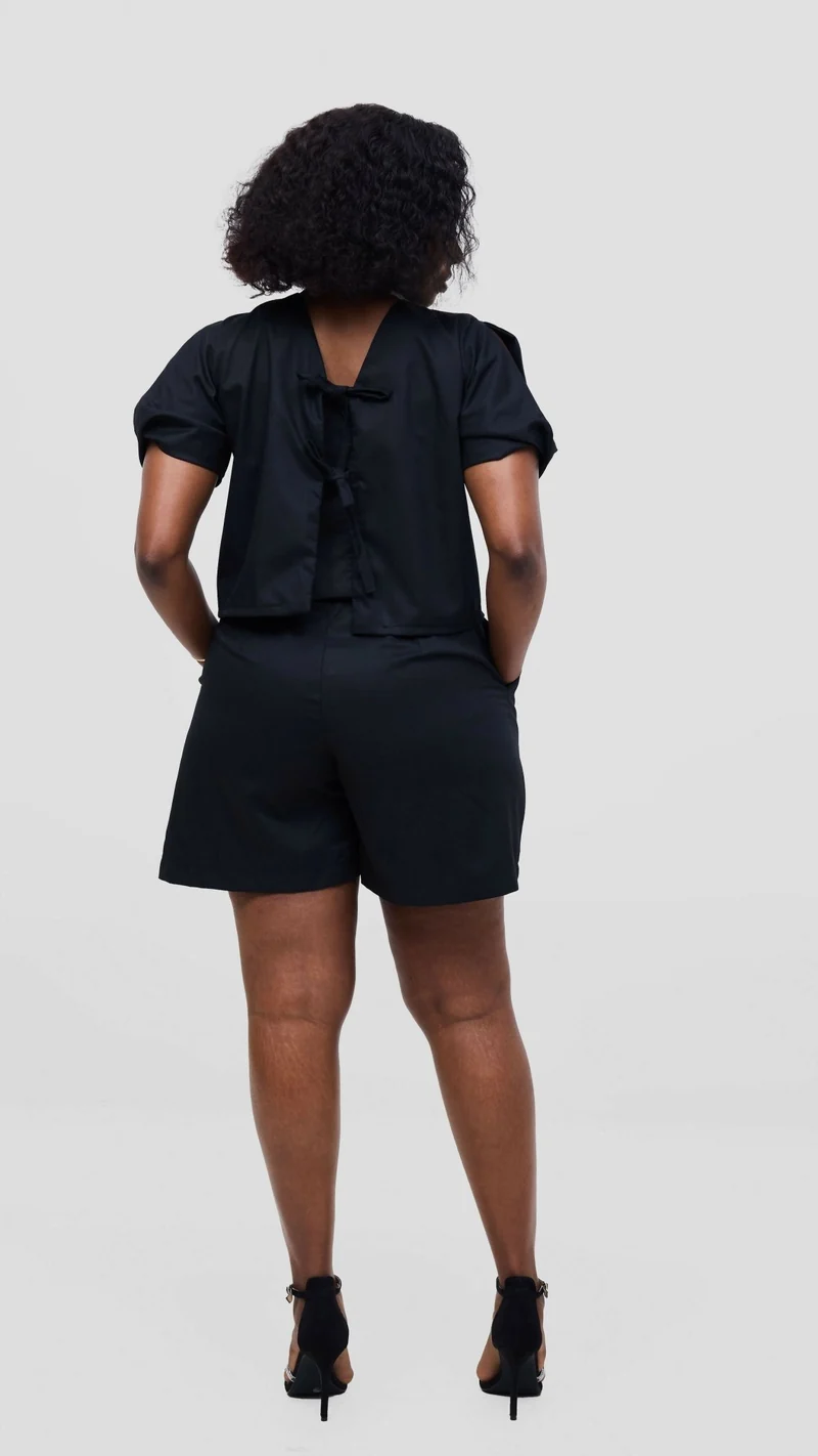 Elan CocoAfrike Valerie Short Set - Black