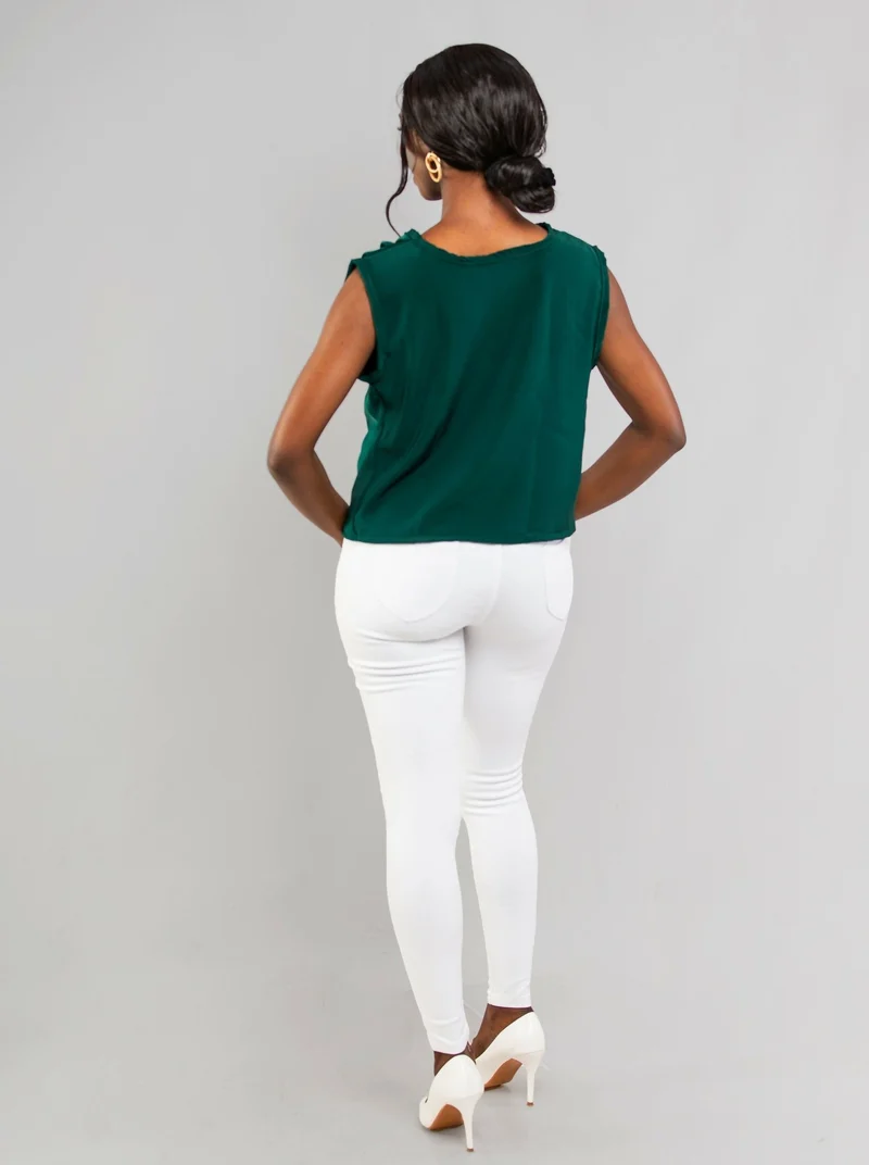 Da'joy Fashions Oneonta Top - Dark Green