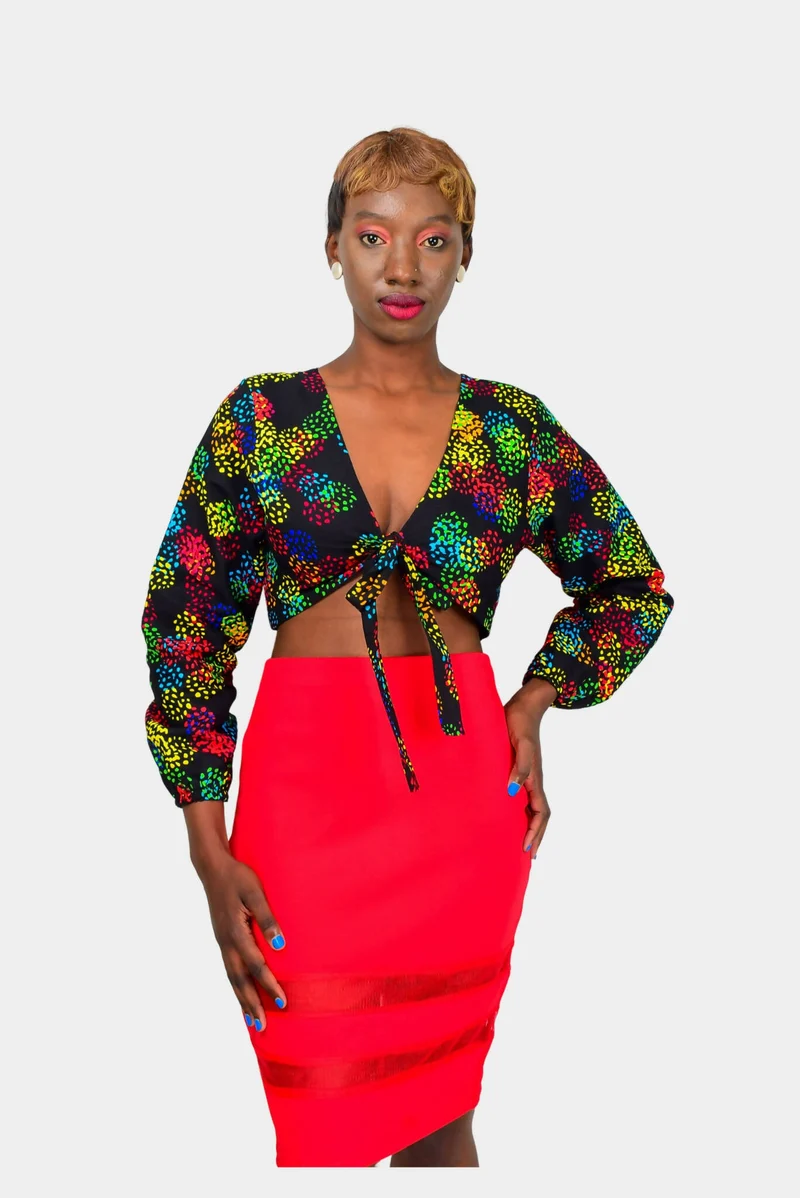 Da'joy Fashions Ponta Skirt - Red