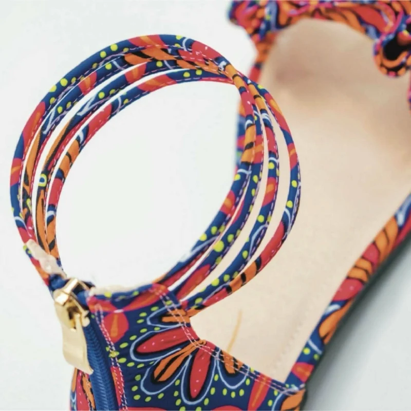 IV Amara Floral Print Sandals