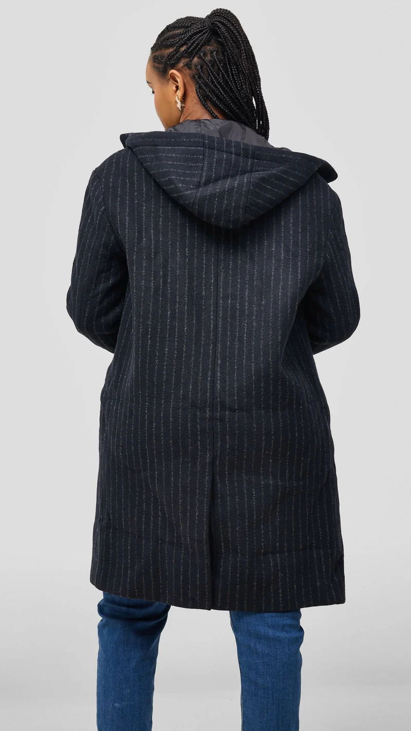 Tophad Closet Trench Coat - Black