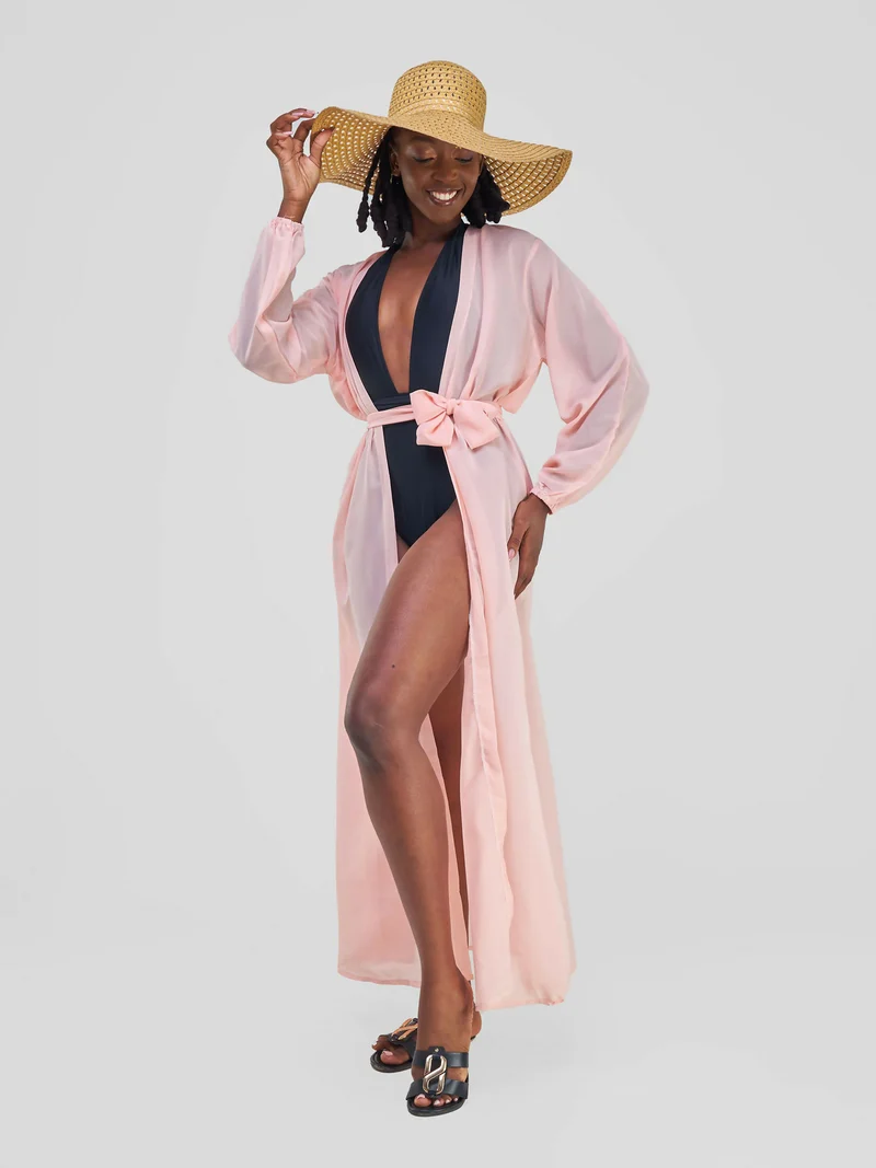 Kimono World Ke Adea Kimono - Peach