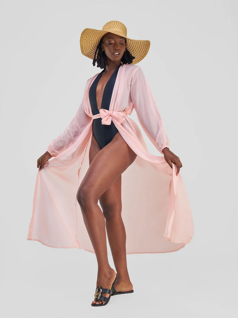 Kimono World Ke Adea Kimono - Peach