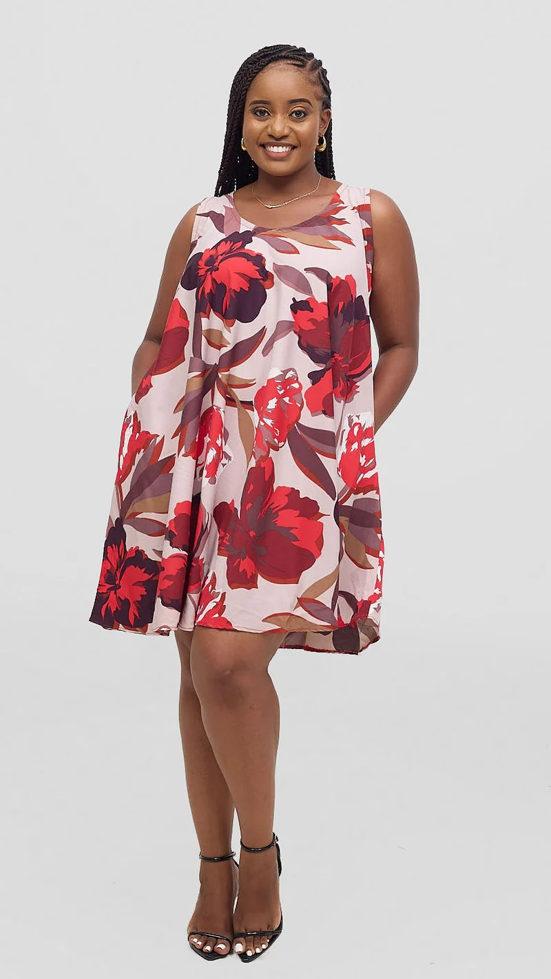 Liliadly Florry Dress - Red