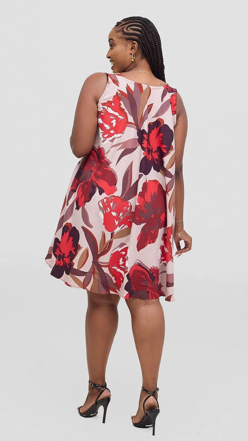 Liliadly Florry Dress - Red