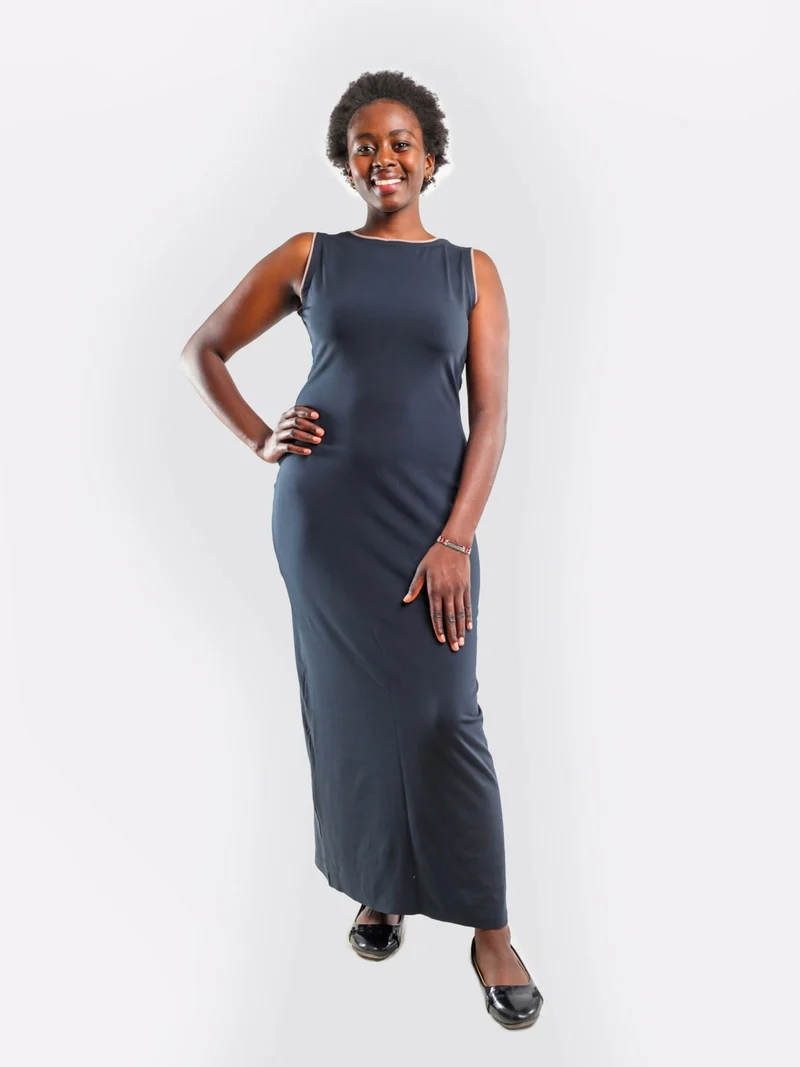 Liliadly Pipy Dress - Black