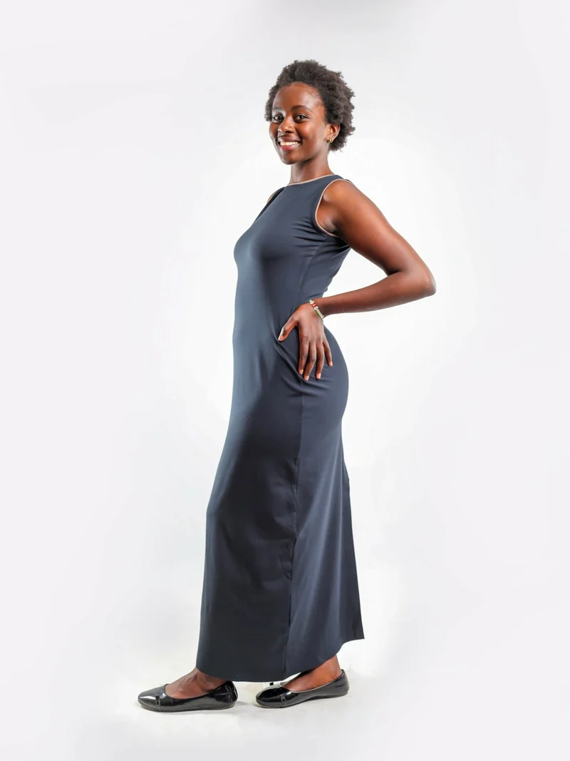 Liliadly Pipy Dress - Black