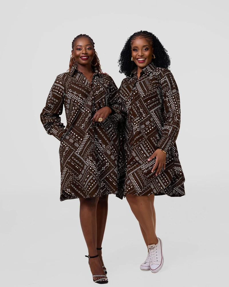 Mnubistyle Thandi Dress - Brown