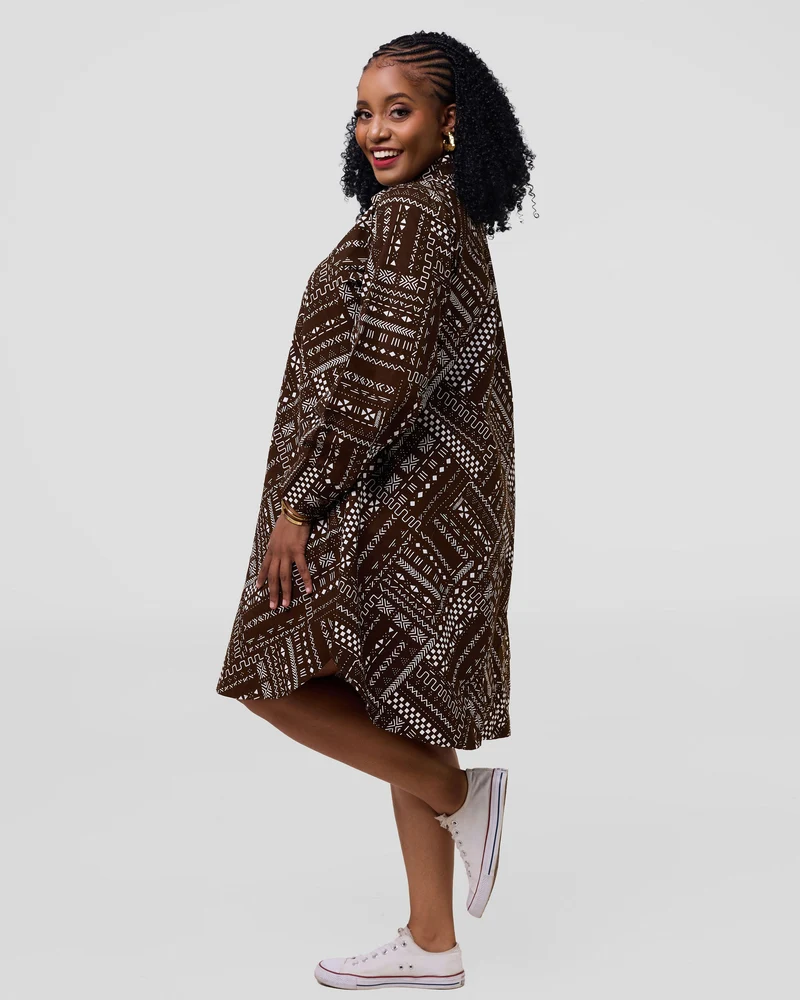 Mnubistyle Thandi Dress - Brown