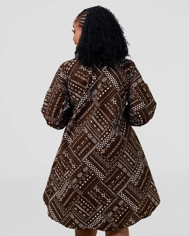 Mnubistyle Thandi Dress - Brown
