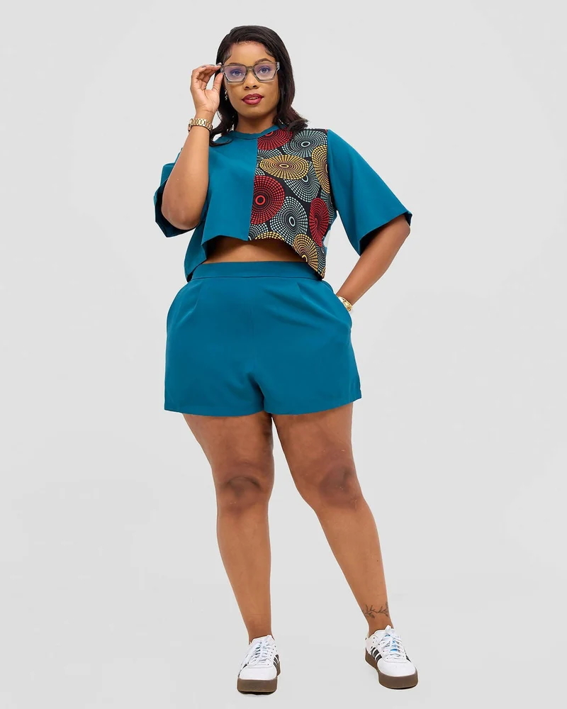 Perfect Treasures Bella Shorts Set - Green