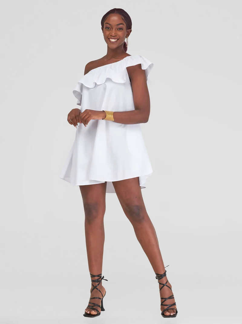 Izulu Talek Dress - White