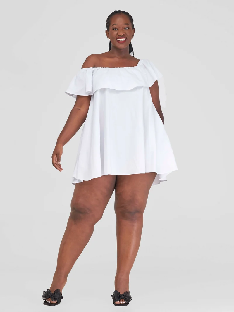 Izulu Talek Dress - White