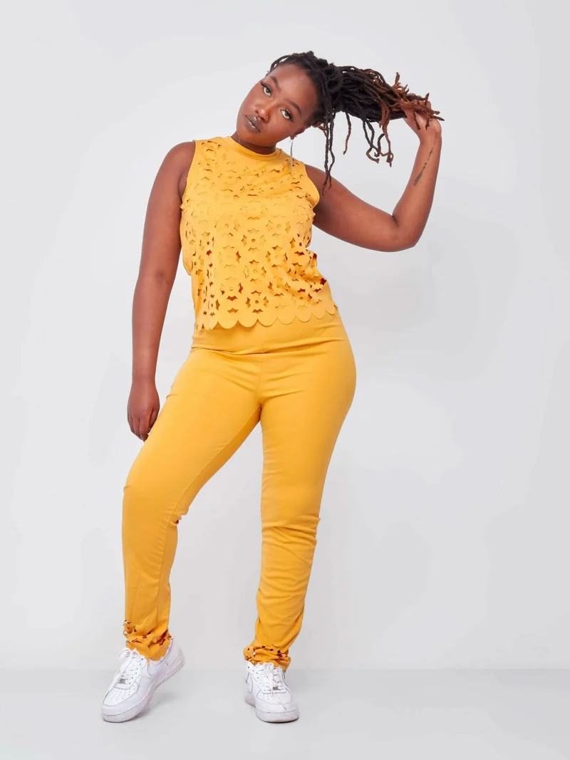 Art Two Piece - Yellow