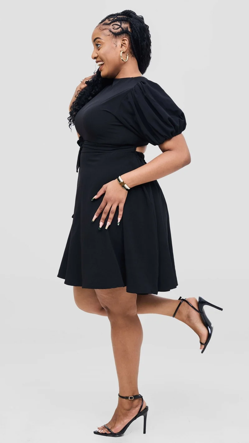 Elan CocoAfrike Arabella Aline Dress - Black